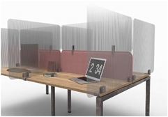 Polycarbonate screens for desks