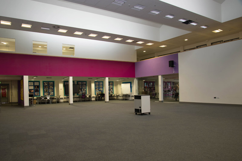 School Refurbishment Open Plan Hall