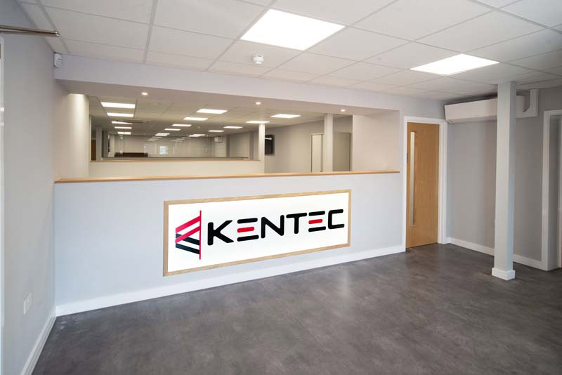 Kentec Office Fit Out Reception