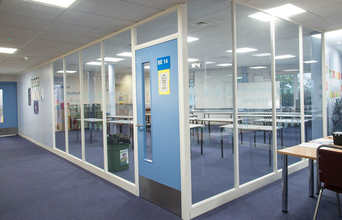 Partitioned Classroom